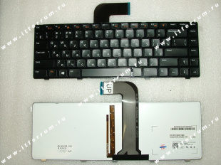 Клавиатуры dell xps 15, l502x, 4110, m5040, n5050, n5040 черная с подсветкой  для ноутбков.