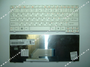 Клавиатуры lenovo ideapad s10-2, s10-3c (белая)  для ноутбков.